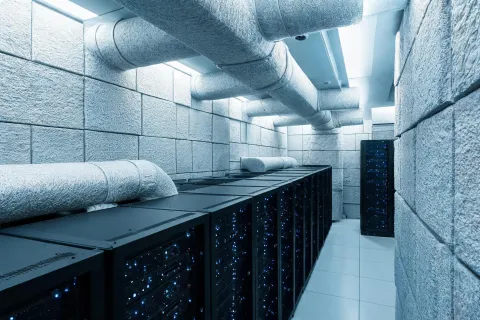 Data center mechanical room acoustic insulation